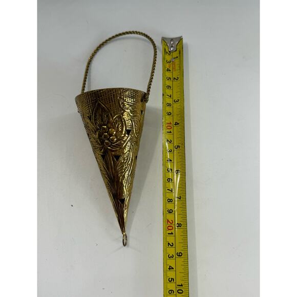 Vintage Brass Tussie-Middie Flower Holder Decorative Decor - Picture 5 of 6